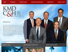 Tablet Screenshot of kmdfirm.com